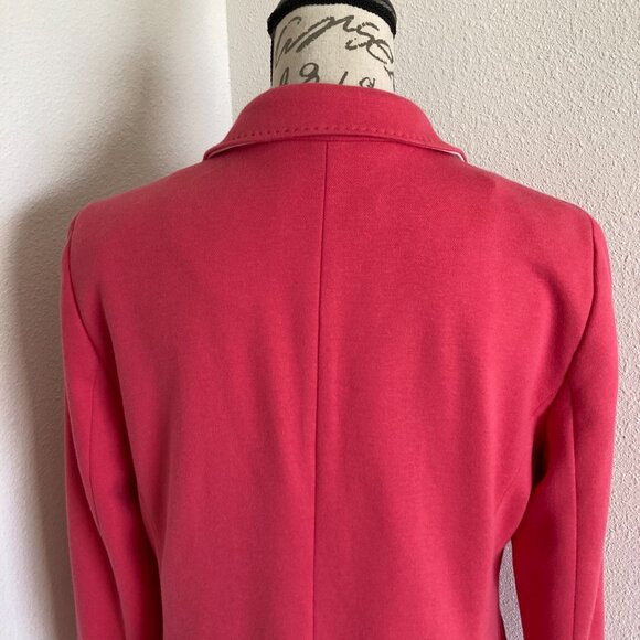 Talbots Aberdeen Pink Blazer Jacket Size 12 Lined Tailored Classic - Picture 13 of 15